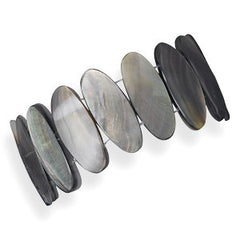 Black Lip Shell Fashion Stretch Bracelet