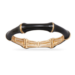 Black Bamboo Fashion Bangle Bracelet