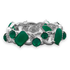 Green Fashion Stretch Bracelet