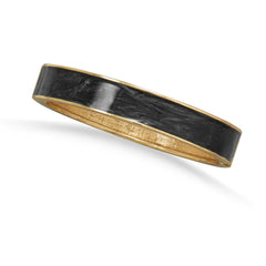 Pearlescent Grey Enamel Fashion Bangle Bracelet