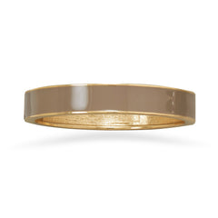 Taupe Enamel Fashion Bangle Bracelet