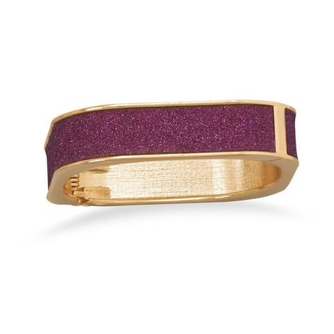 Wine Sparkle Square Fashion Bangle Bracelet