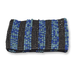 Blue Glass Bead Stretch Fashion Bracelet