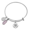 Expandable Tree Charm Fashion Bangle Bracelet