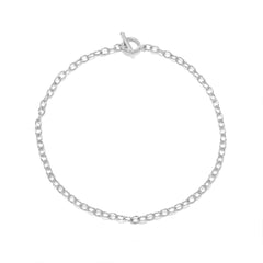 Silver Plated Toggle Fashion Choker