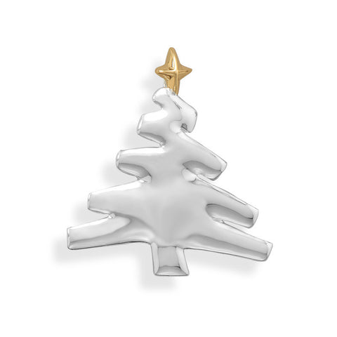 Two Tone Tree Fashion Pin/Pendant