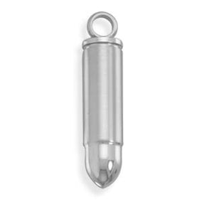 Stainless Steel Bullet Pendant