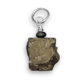 Pyrite Chunk Fashion Pendant