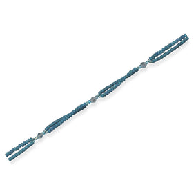 Double Strand Wood Bead Fashion Anklet