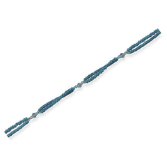 Double Strand Wood Bead Fashion Anklet