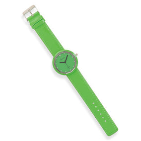 Green Leather Fashion Watch