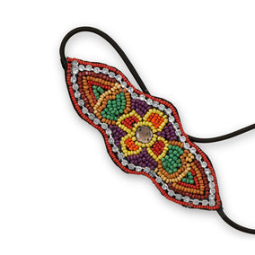Multicolor Glass Seed Bead Fashion Headband