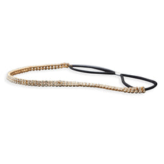 Gold Tone Sparkling Crystal Fashion Headband