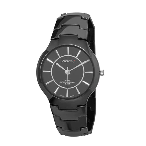 Large Black Ceramic Watch