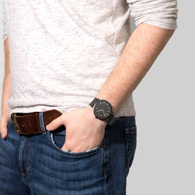 Black Mesh Fashion Watch