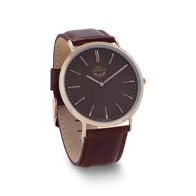 Brown Leather Men's Fashion Watch