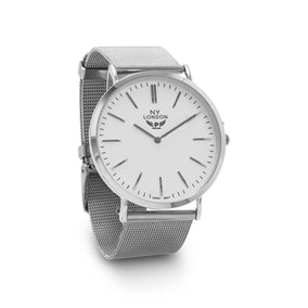 Silver Tone Mesh Fashion Watch