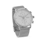 Silver Tone Mesh Unisex Fashion Watch
