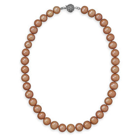 16.5" Melon Cultured Freshwater Pearl Necklace