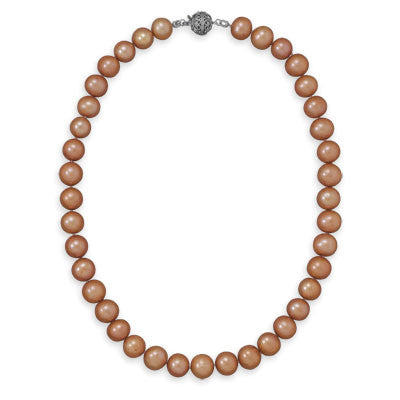 16.5" Melon Cultured Freshwater Pearl Necklace
